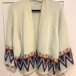 Anthropology cropped sweater jacket
